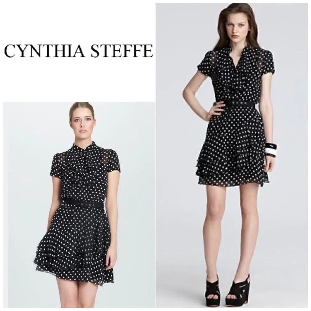 Cynthia Steffe 100% silk Gabby dress. Runs small.